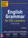 Cover image for English Grammar for ESL Learners